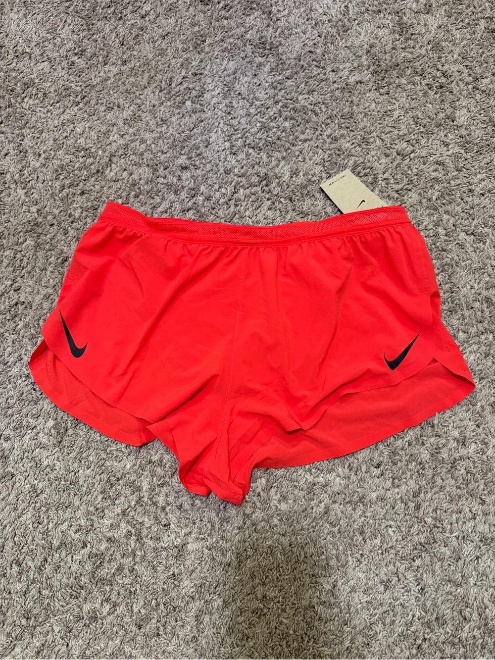 Nike AeroSwift Dri-FIT ADV 2" Brief-Lined "Red" Running Shorts FN3349-696 Sz XL